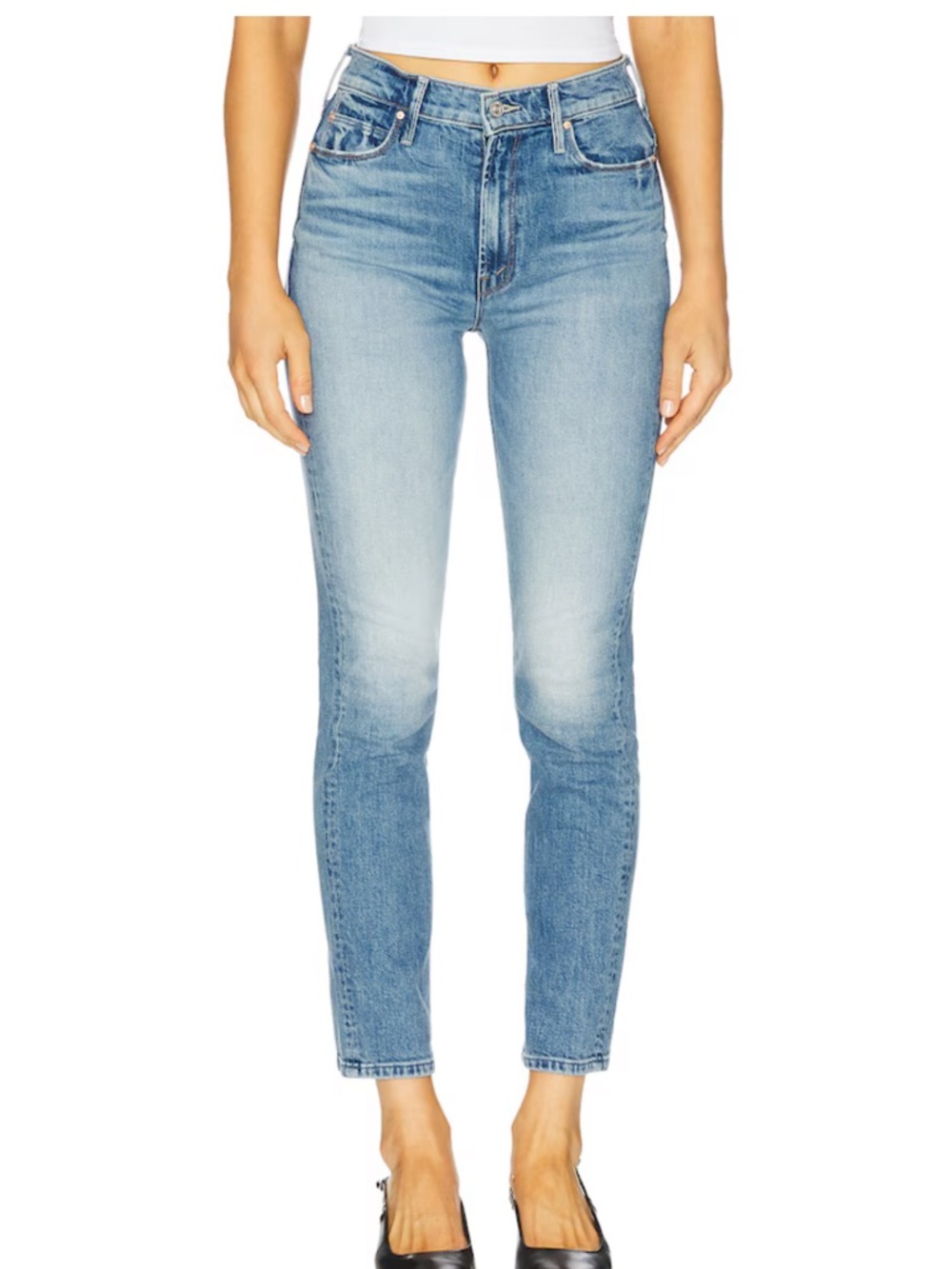 MOTHER The Dazzler Flood Jeans in Trucks Are For Girls size 23
